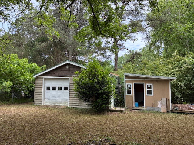Detached garage and storage building